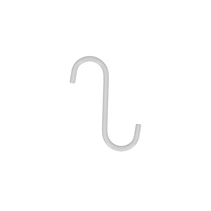 וו תלייה בצורת S לבן (10 ס"מ) – תמונה 1