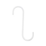 וו תלייה בצורת S לבן (15 ס"מ)