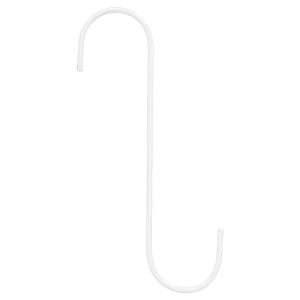 וו תלייה בצורת S לבן (30 ס"מ)
